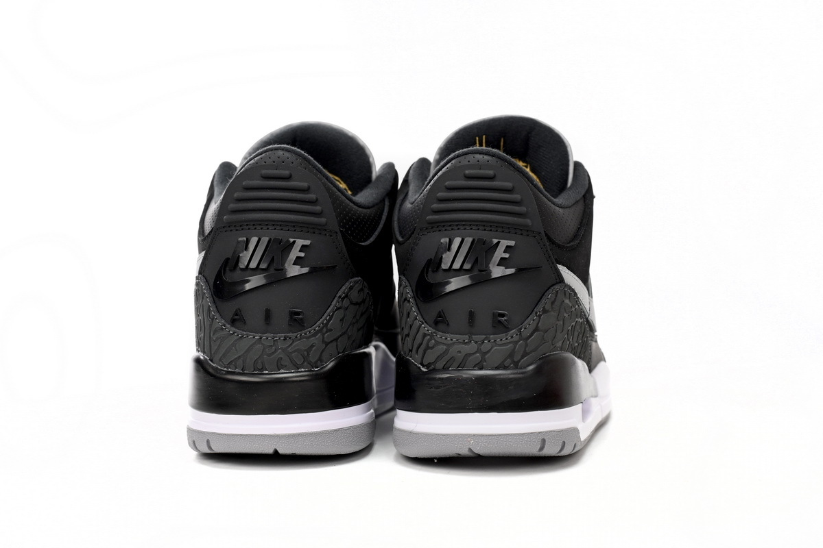 Coco Shoes Jordan 3 Retro Tinker Black Cement Gold CK4348-007 - Cocoshoesvip.net