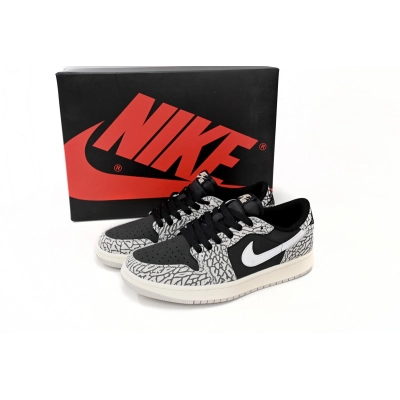 Coco Shoes Air Jordan 1 Low Black Gray Burst CZ0858-001 02