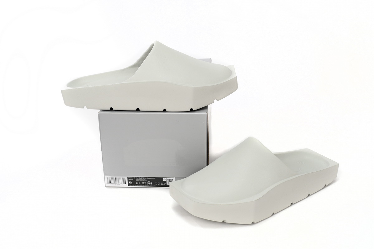 Coco Shoes Jordan Hex Mule SP Light Silver FD2652-002  - Cocoshoesvip.net