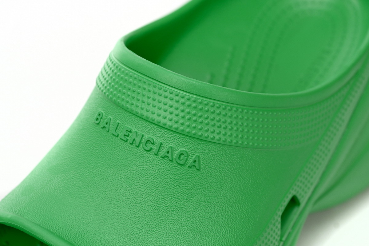 Coco Shoes Balenciaga x Crocs Pool Slide Sandals Green 677386W1S8E3033 - Cocoshoesvip.net