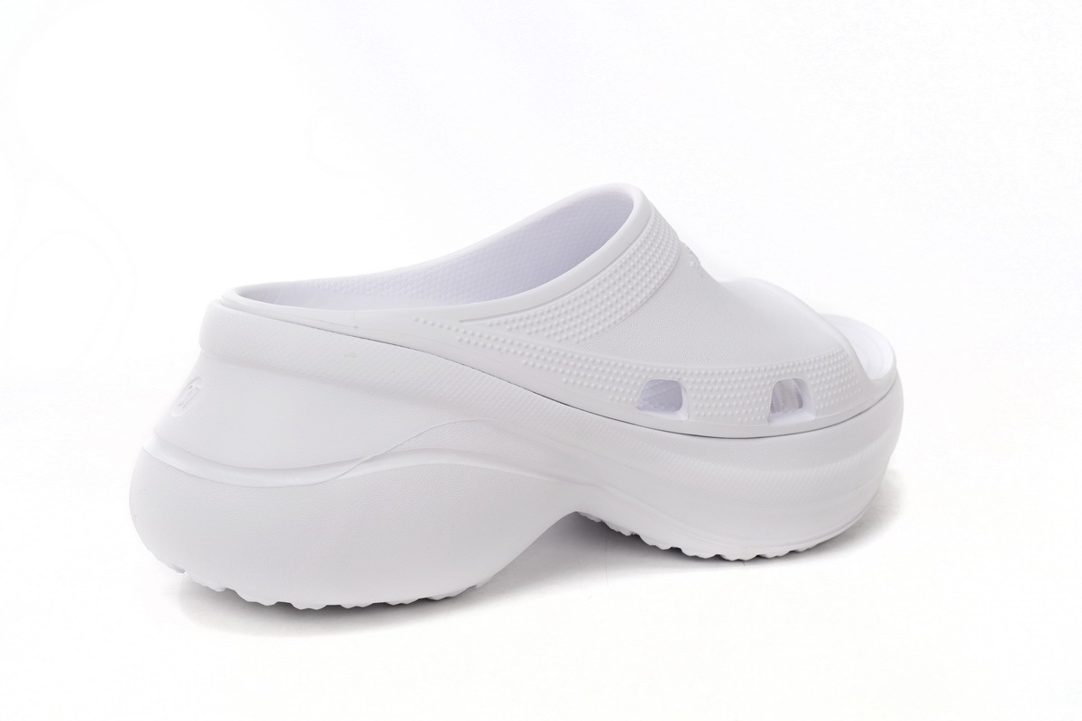 Coco Shoes Balenciaga x Crocs Pool Slide Sandals White 677389W1S8E9000 - Cocoshoesvip.net