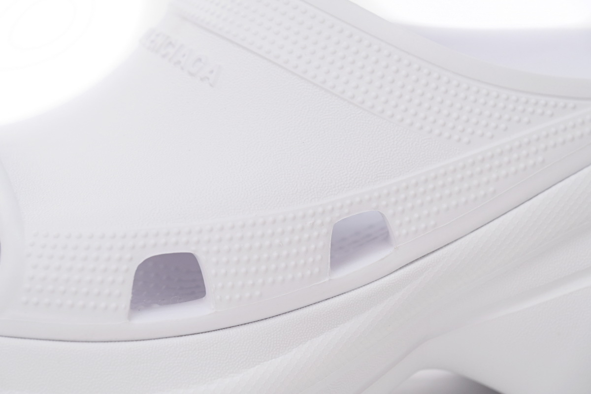 Coco Shoes Balenciaga x Crocs Pool Slide Sandals White 677389W1S8E9000 - Cocoshoesvip.net
