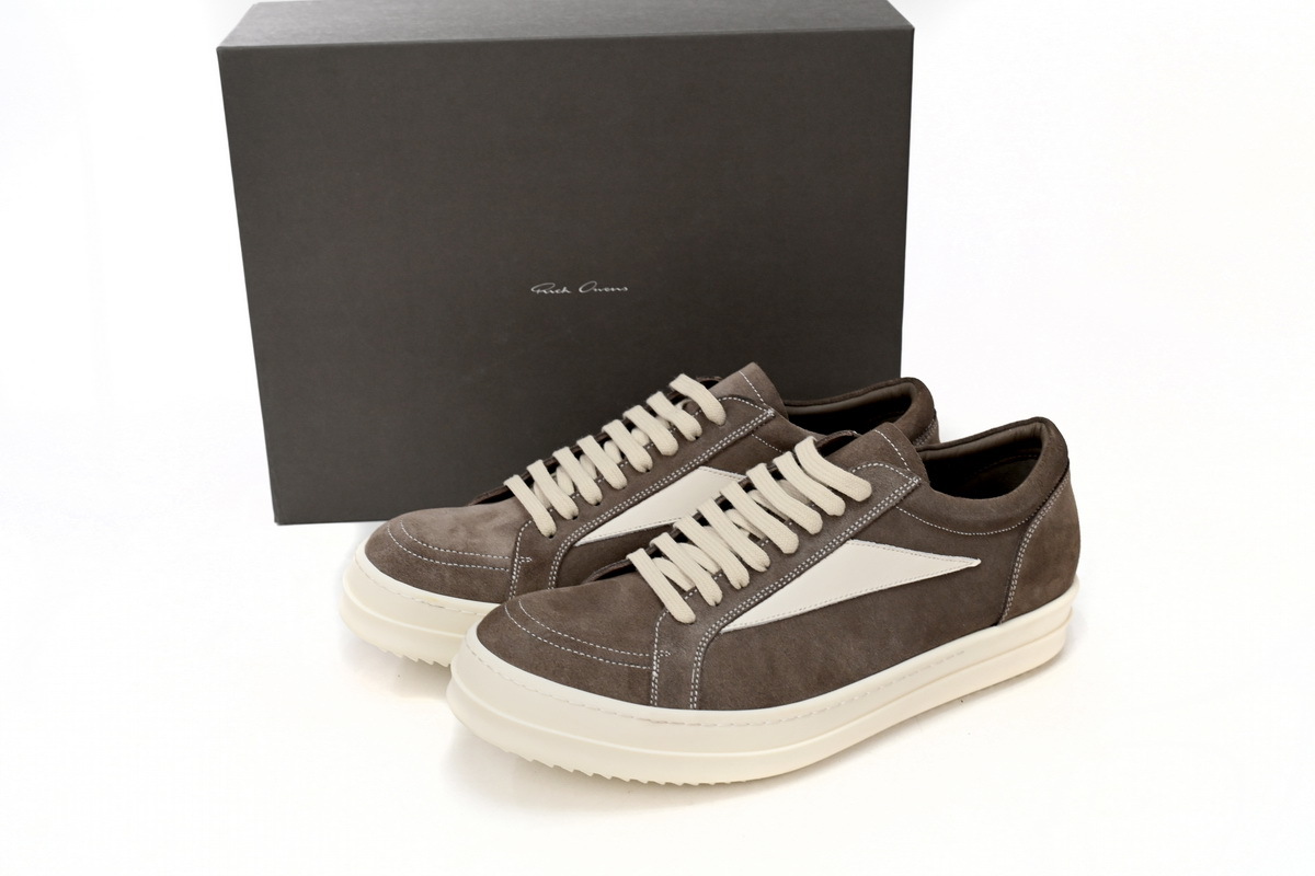 Coco Shoes Rick Owens Vintage Sneaks Dark Dust RU02B2897-LVSLPO-7811 - Cocoshoesvip.net