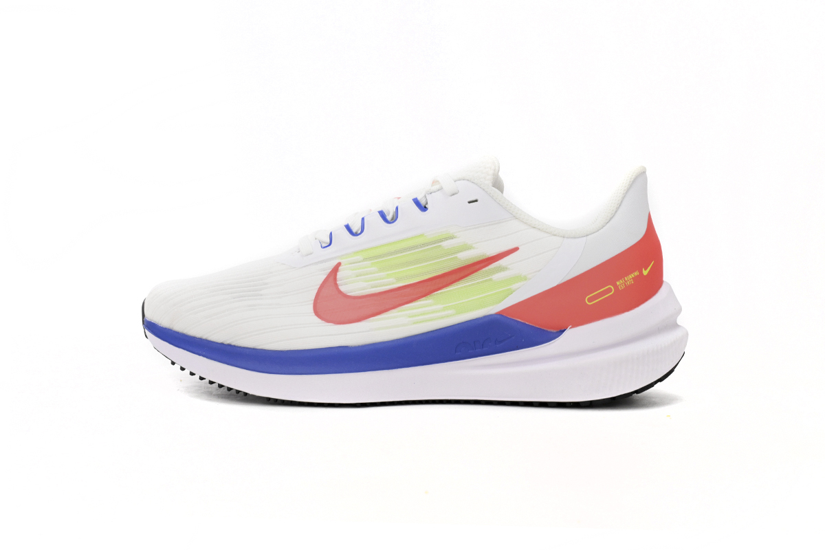 Coco Shoes Nike Air Winflo 9 White Blue Red DX3355-100 - Cocoshoesvip.net