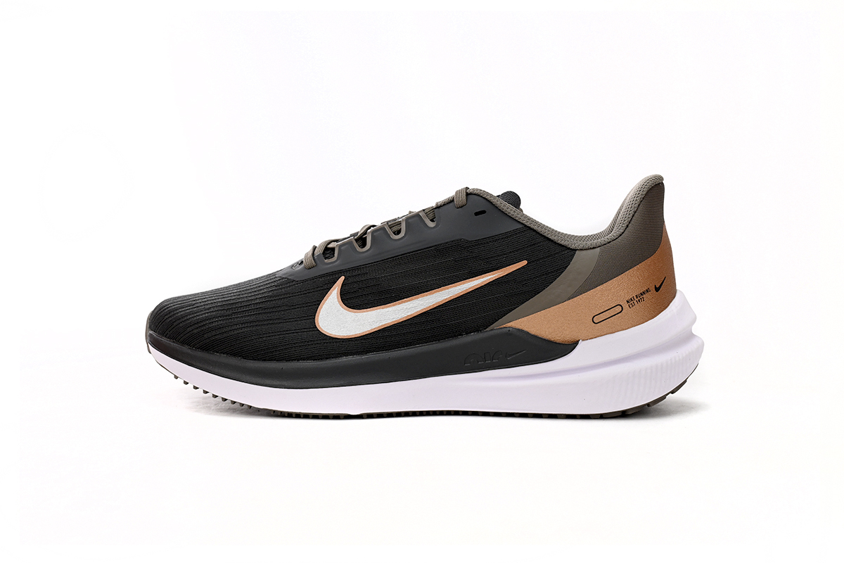 Coco Shoes Nike Air Winflo 9 Black And White Brown DD8686-005 - Cocoshoesvip.net