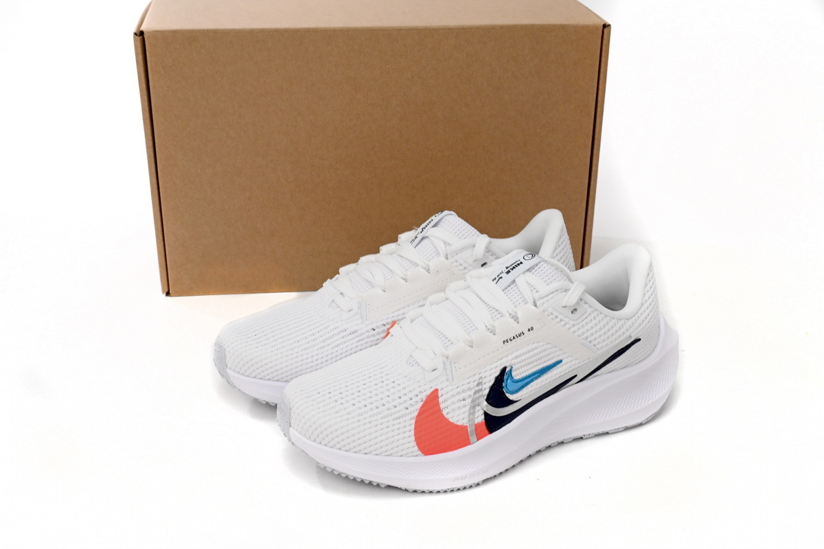 Coco Shoes Nike Pegasus 40 Premum White Multi-Color FB7179-100 - Cocoshoesvip.net