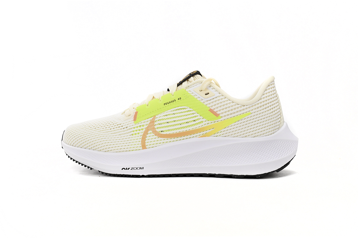 Coco Shoes Nike Air Zoom Pegasus 40 Coconut Milk Lime DV3853-101 - Cocoshoesvip.net