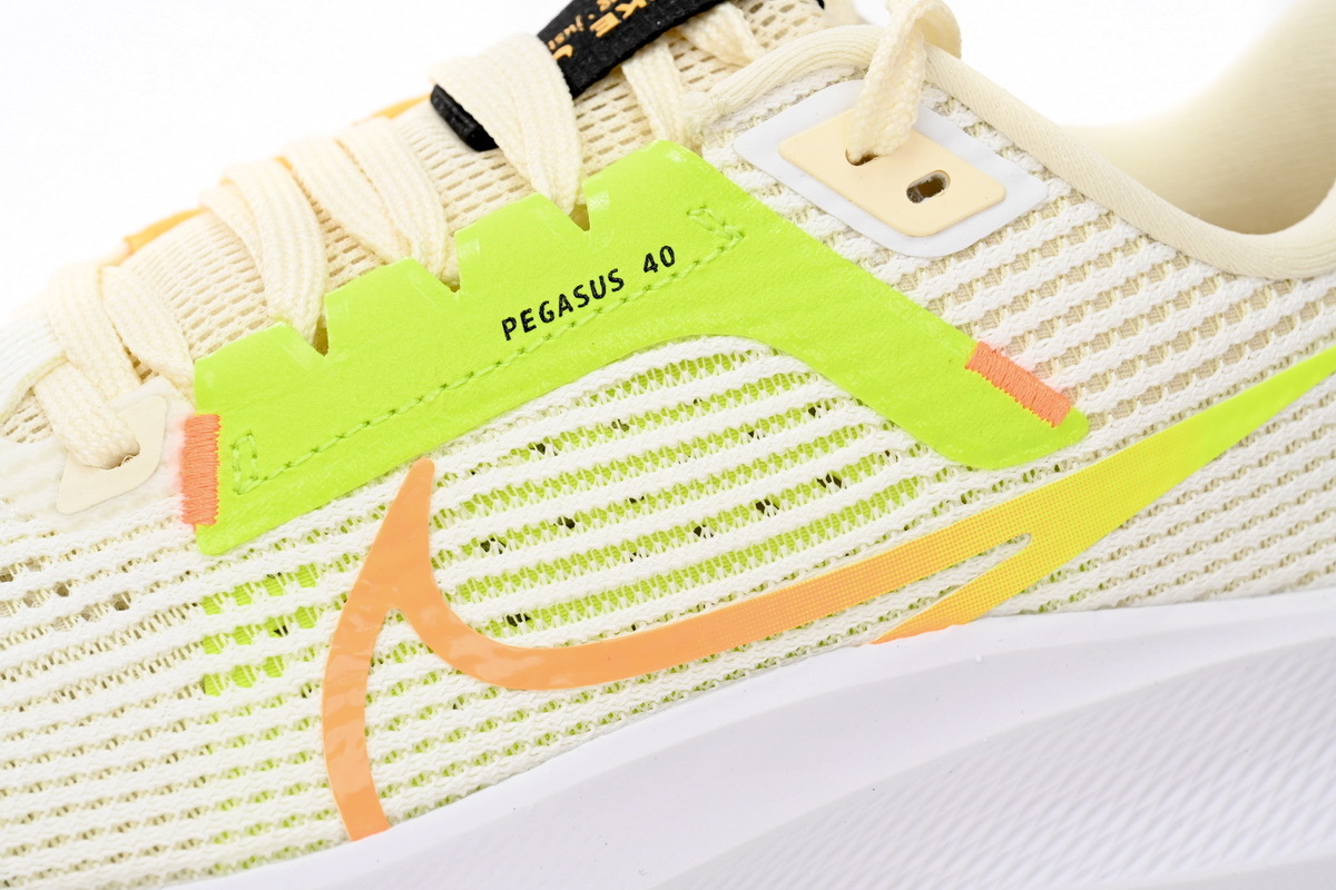 Coco Shoes Nike Air Zoom Pegasus 40 Coconut Milk Lime DV3853-101 - Cocoshoesvip.net
