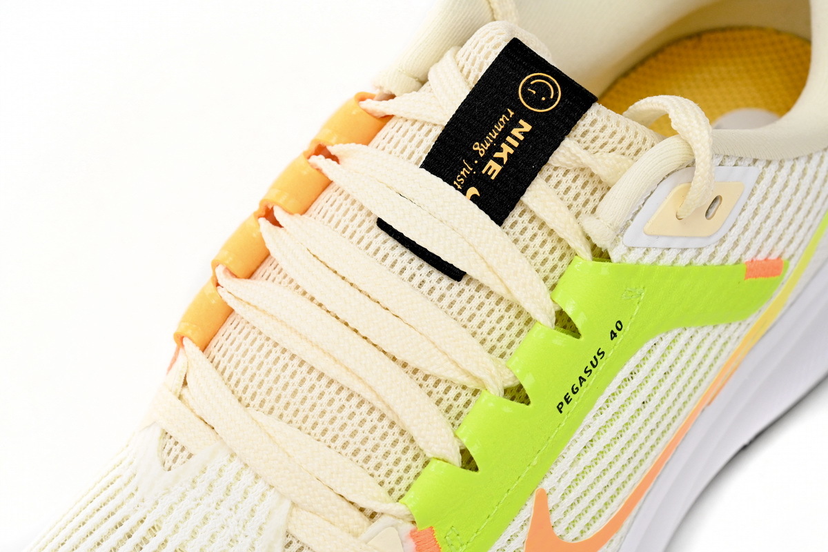 Coco Shoes Nike Air Zoom Pegasus 40 Coconut Milk Lime DV3853-101 - Cocoshoesvip.net