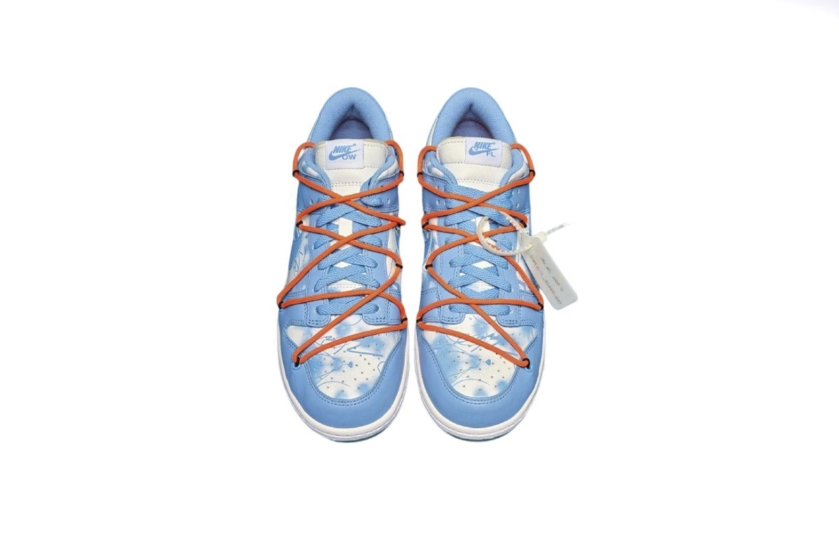Coco Shoes Nike Dunk Low Off-White Futura UNC DD0856-403 - Cocoshoesvip.net