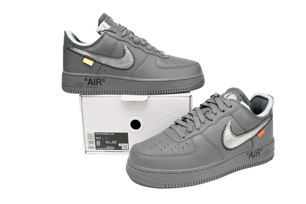 Coco Shoes Nike Air Force 1 Low Off-White Grey - Cocoshoesvip.net