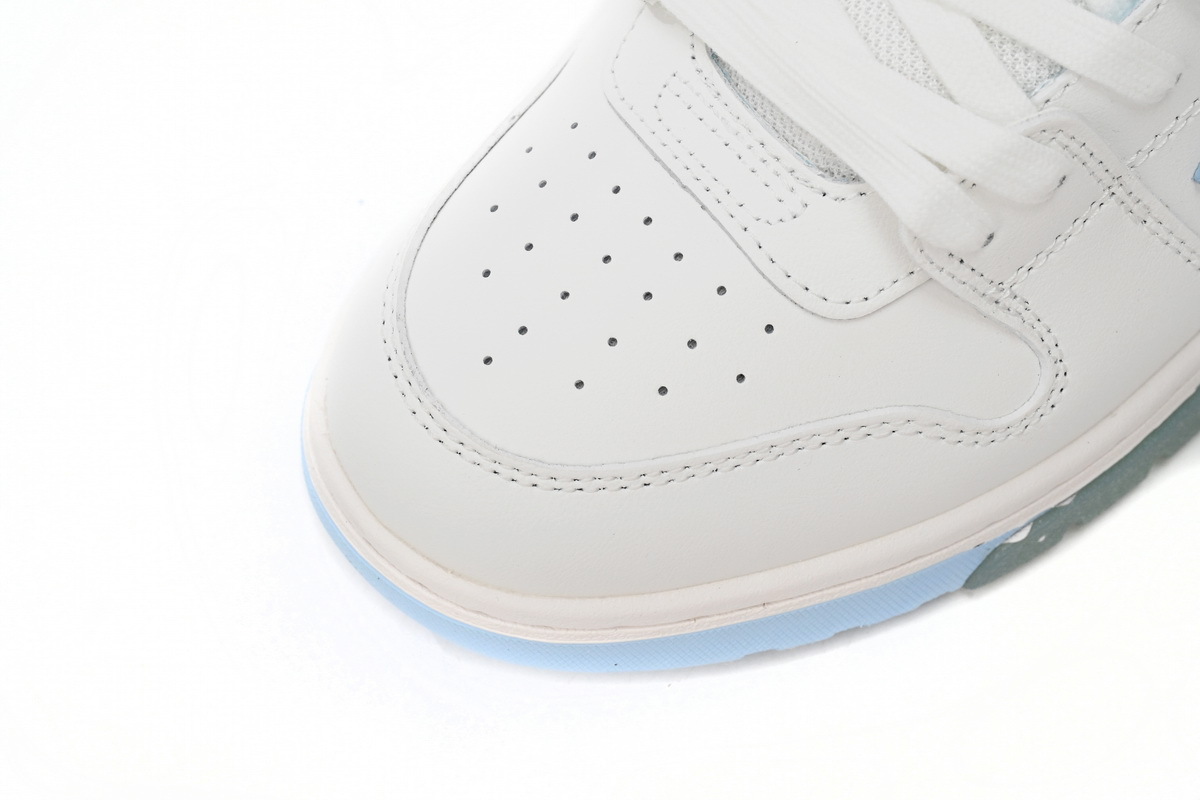 Coco Shoes OFF-WHITE Out Of Office OOO 30 MM Low Tops White Light Blue OMIA189C99LEA0010145  - Cocoshoesvip.net
