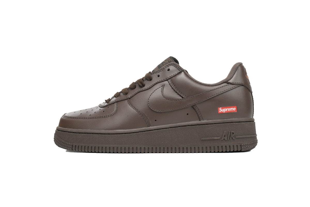 Coco Shoes Nike Air Force 1 Low Supreme Baroque Brown CU9225-200 - Cocoshoesvip.net