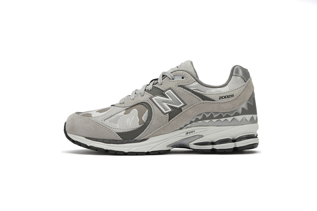Coco Shoes New Balance 2002R BAPE Grey M2002RBG - Cocoshoesvip.net