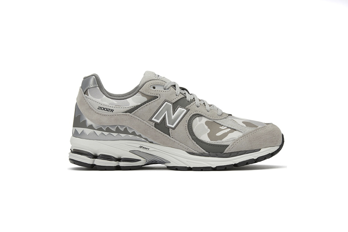 Coco Shoes New Balance 2002R BAPE Grey M2002RBG - Cocoshoesvip.net
