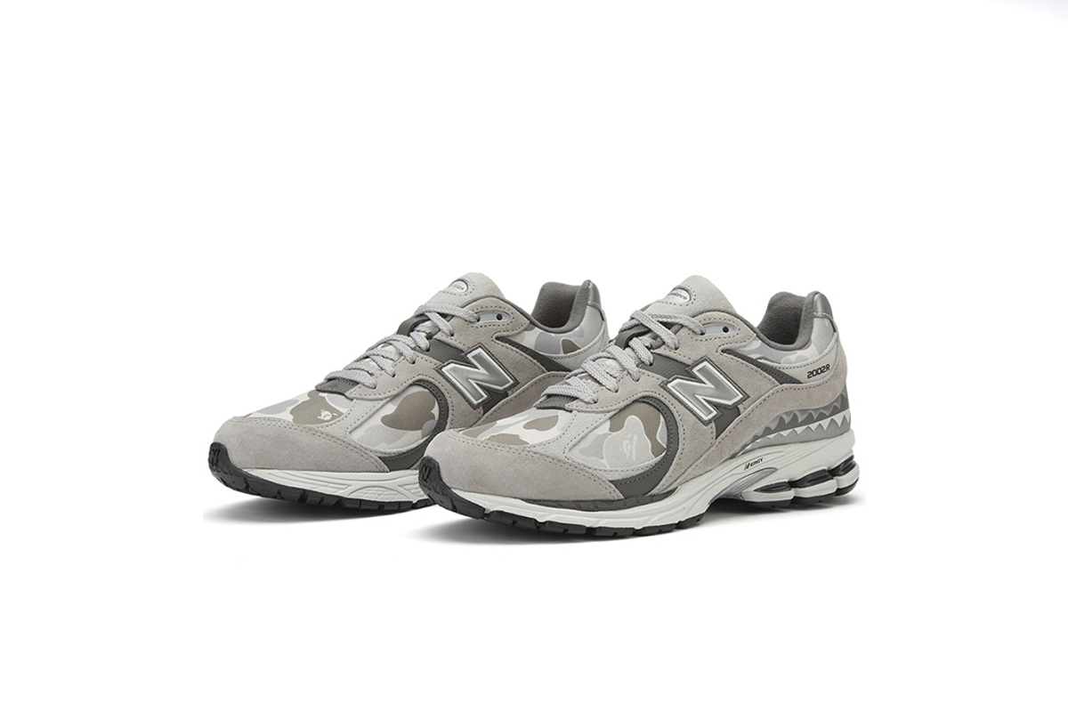 Coco Shoes New Balance 2002R BAPE Grey M2002RBG - Cocoshoesvip.net