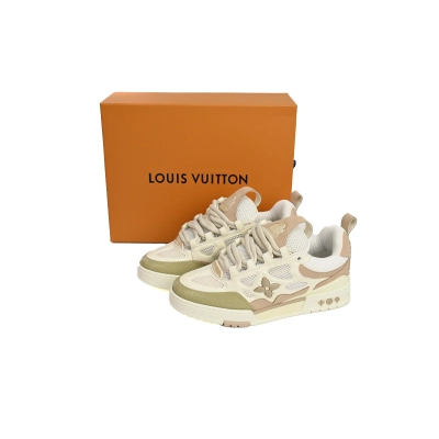 Louis Vuitton LV Skate Sneaker Beige White 1AARQH 02