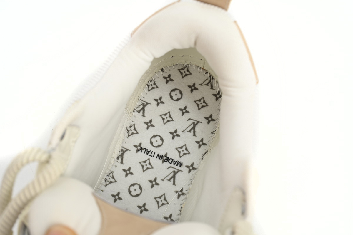 Coco Shoes Louis Vuitton LV Skate Sneaker Beige White 1AARQH - Cocoshoesvip.net