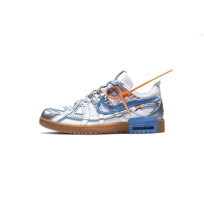 Coco Shoes Nike Air Rubber Dunk Low Off-White UNC CU6015-100 01