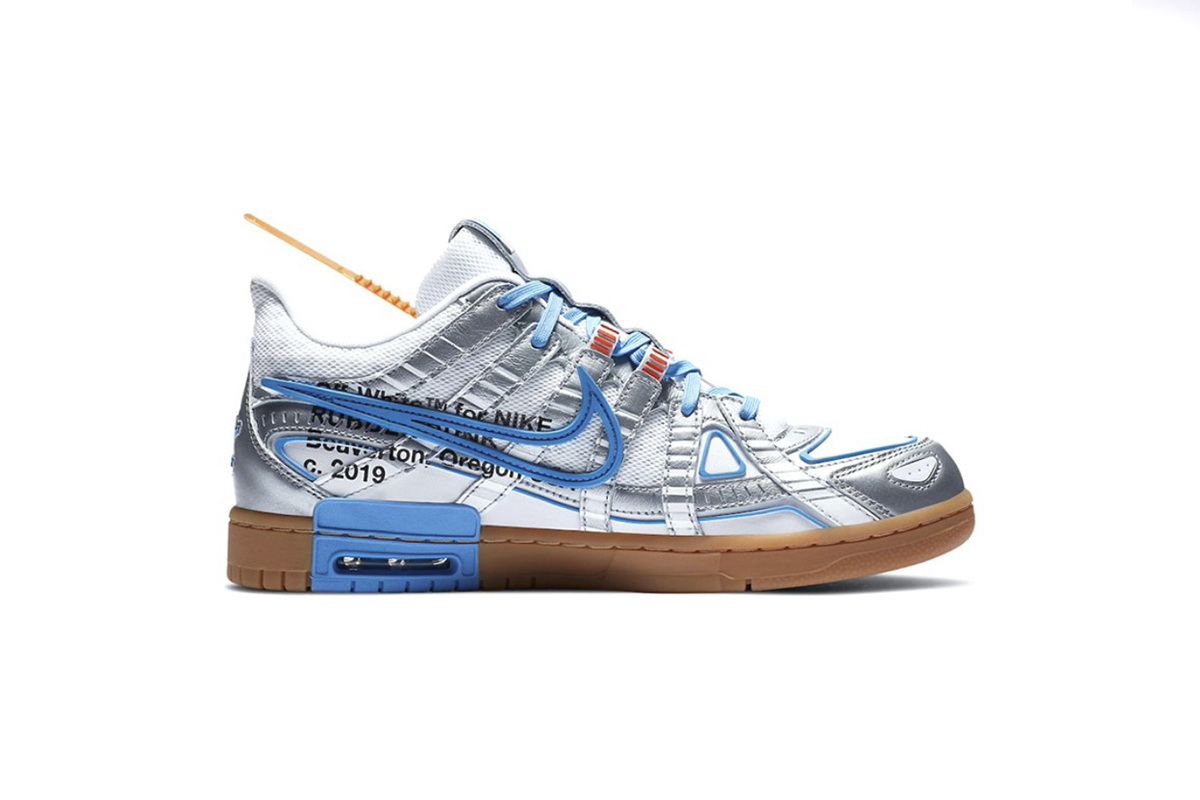 Coco Shoes Nike Air Rubber Dunk Low Off-White UNC CU6015-100 - Cocoshoesvip.net