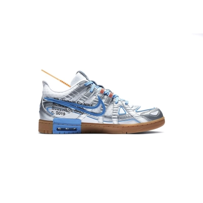 Coco Shoes Nike Air Rubber Dunk Low Off-White UNC CU6015-100 02