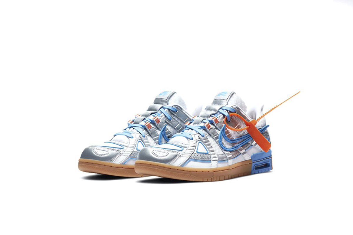 Coco Shoes Nike Air Rubber Dunk Low Off-White UNC CU6015-100 - Cocoshoesvip.net