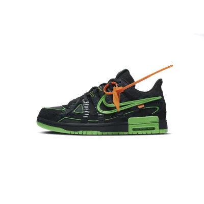 Nike Air Rubber Dunk Low Off-White Green Strike CU6015-001 01