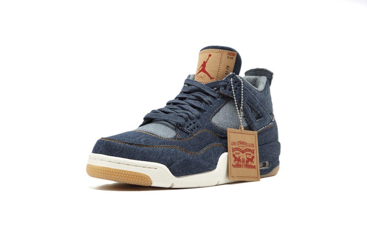 Coco Shoes Jordan 4 Retro Levi's Denim AO2571-401 - Cocoshoesvip.net