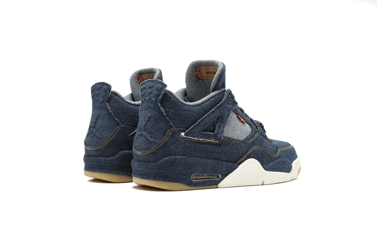 Coco Shoes Jordan 4 Retro Levi's Denim AO2571-401 - Cocoshoesvip.net