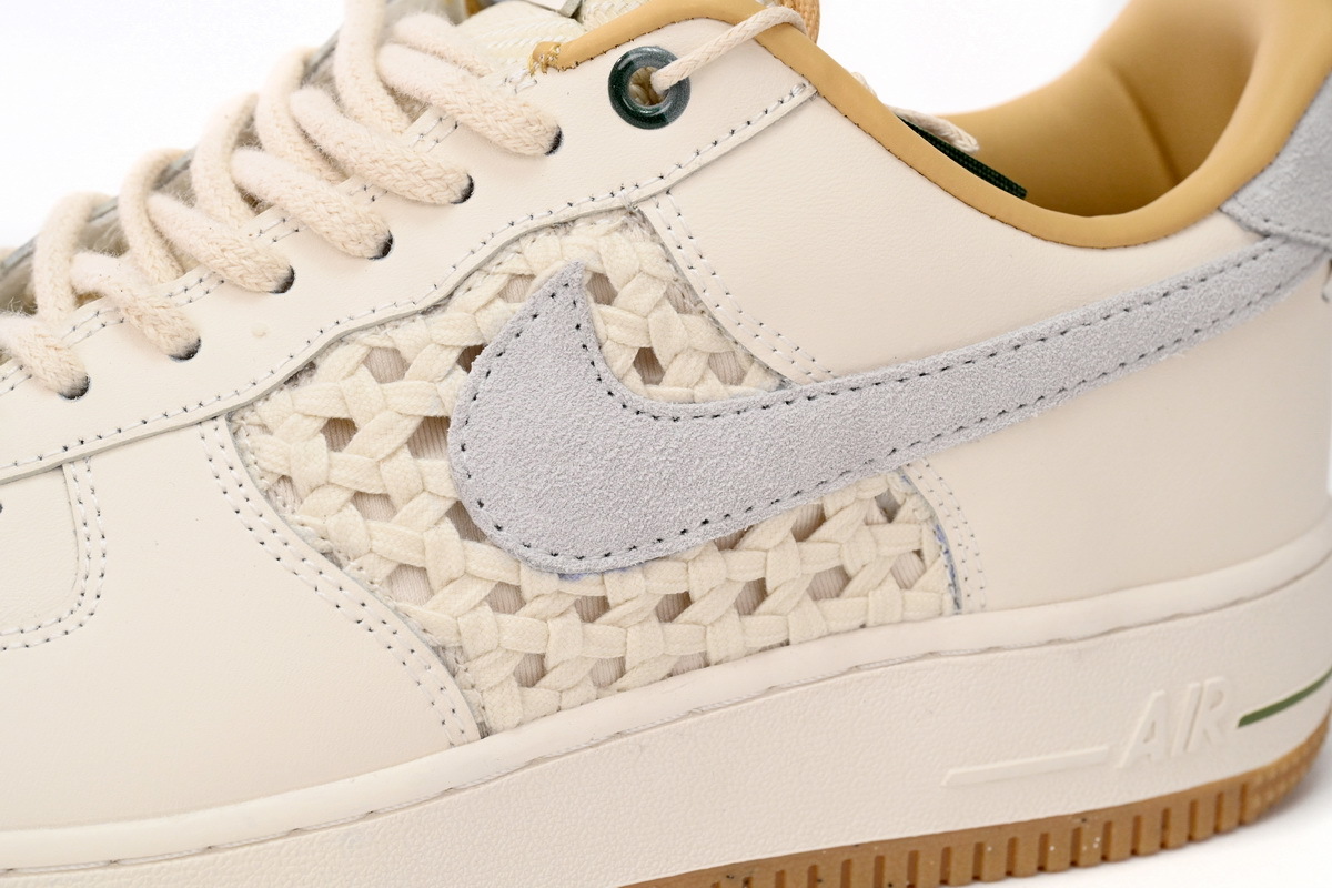 Coco Shoes Nike Air Force 1 Low '07 Premium NAI-KE Bamboo Weave FN0369-101 - Cocoshoesvip.net