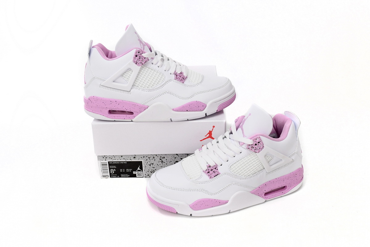 Coco shoes Air Jordan 4 White Pink Oreo CT8527-116 - Cocoshoesvip.net