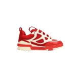 Coco Shoes Louis Vuitton LV Skate Sneaker Red White 1AARS5 - Cocoshoesvip.net