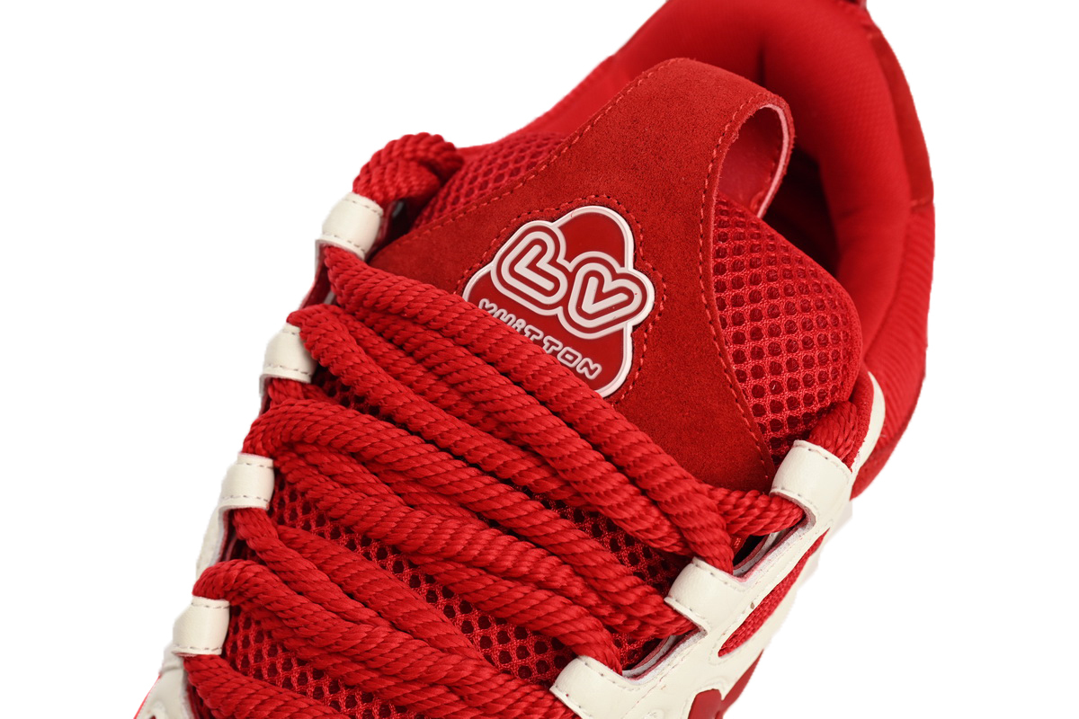 Coco Shoes Louis Vuitton LV Skate Sneaker Red White 1AARS5 - Cocoshoesvip.net