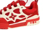 Coco Shoes Louis Vuitton LV Skate Sneaker Red White 1AARS5 - Cocoshoesvip.net