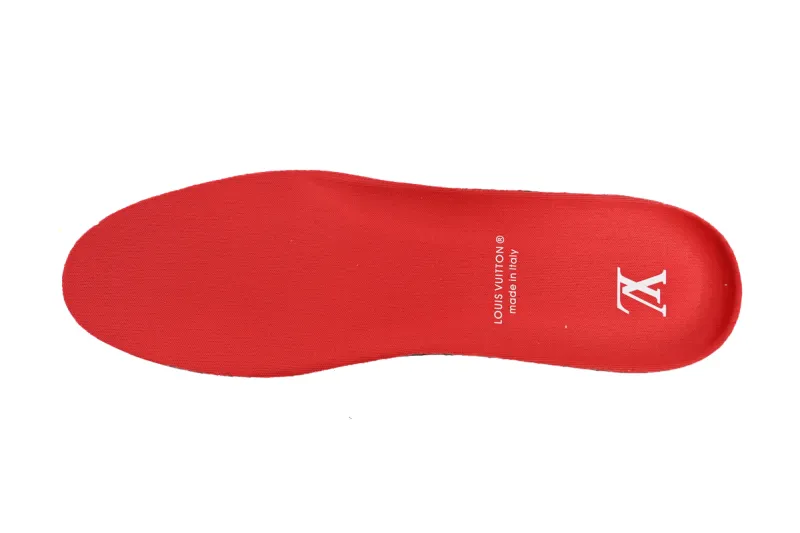 Coco Shoes Louis Vuitton LV Skate Sneaker Red White 1AARS5 - Cocoshoesvip.net