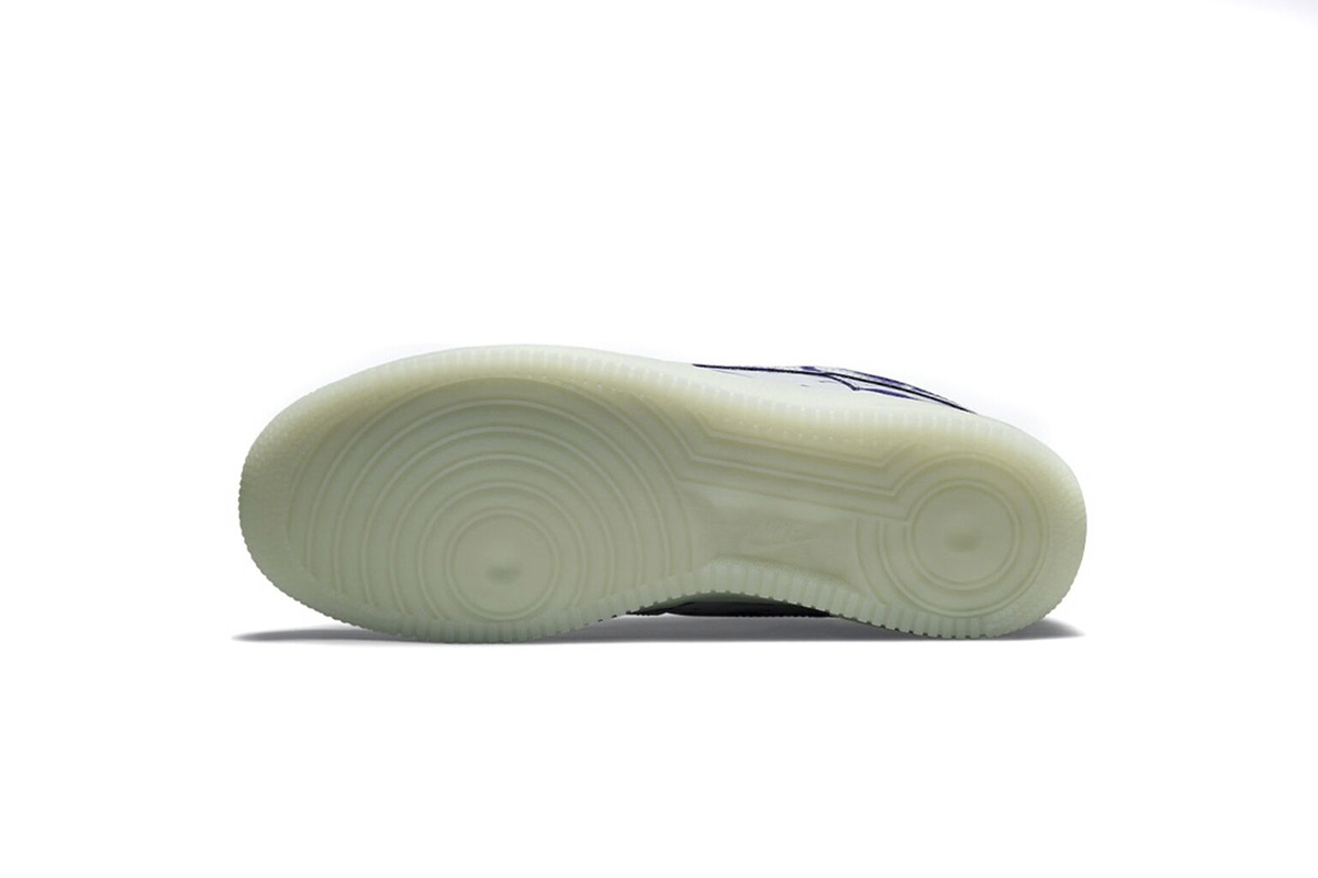 Coco Shoes Nike Air Force 1 Low '07 QS Purple Skeleton Halloween (2021) CU8067-500 - Cocoshoesvip.net