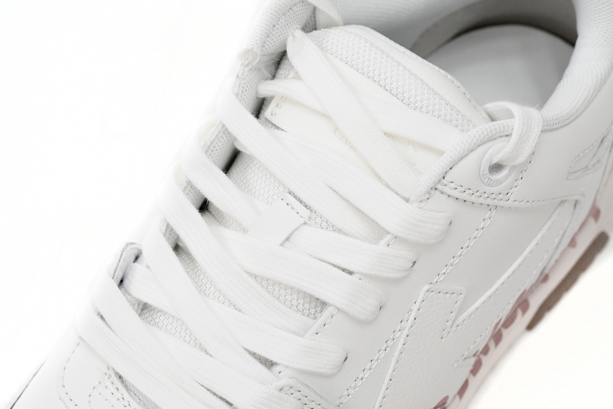 Coco Shoes OFF-WHITE Out Of Office "OOO" Low "For Walking" White Pink - Cocoshoesvip.net