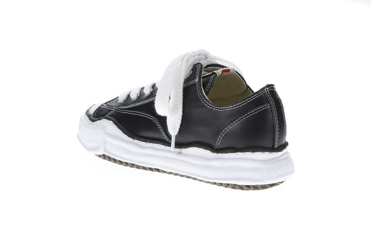 Coco Shoes Mihara Yasuhiro Peterson OG Sole Leather Low Black A06FW736-13 - Cocoshoesvip.net