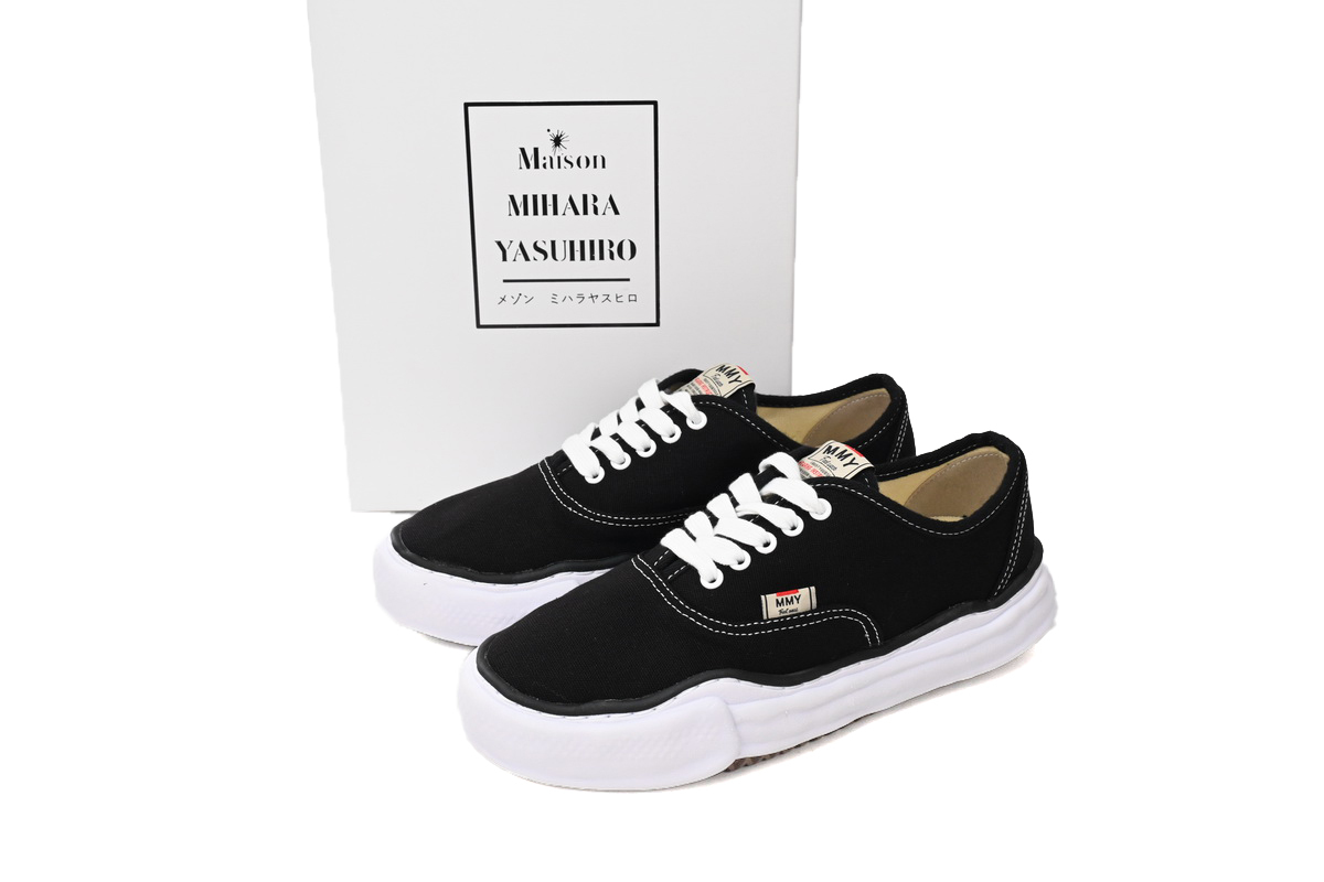 Coco Shoes Mihara Yasuhiro Baker OG Sole Canvas Low Black A02FW704 NO.715 - Cocoshoesvip.net