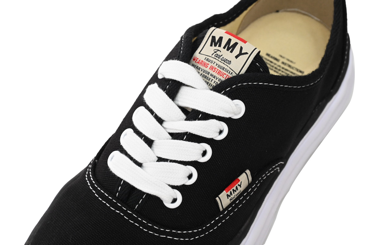 Coco Shoes Mihara Yasuhiro Baker OG Sole Canvas Low Black A02FW704 NO.715 - Cocoshoesvip.net