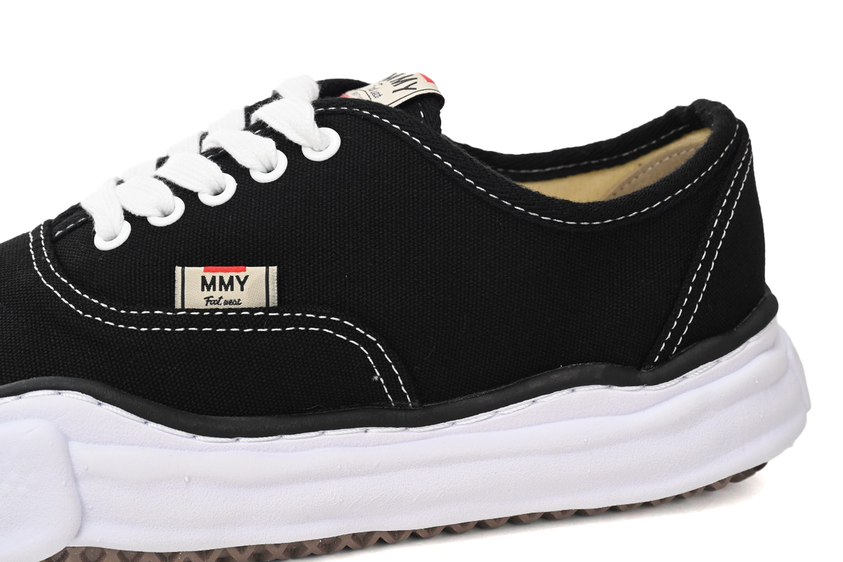 Coco Shoes Mihara Yasuhiro Baker OG Sole Canvas Low Black A02FW704 NO.715 - Cocoshoesvip.net