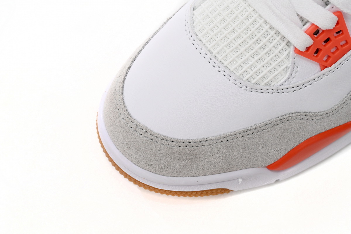 Coco shoes Air Jordan 4 White Orange DR5415-108 - Cocoshoesvip.net