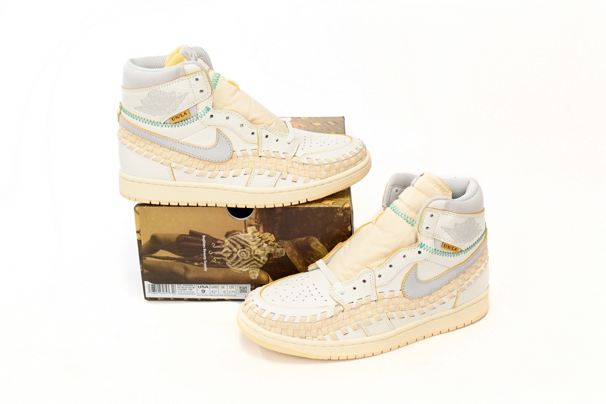 Coco Shoes Jordan 1 Retro High OG SP Union LA Bephie's Beauty Supply Woven FD2565-100 - Cocoshoesvip.net