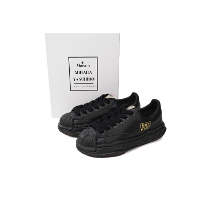Coco Shoes Mihara Yasuhiro Peterson OG Sole Canvas Low Black Golde A06FW702 NO.751 02