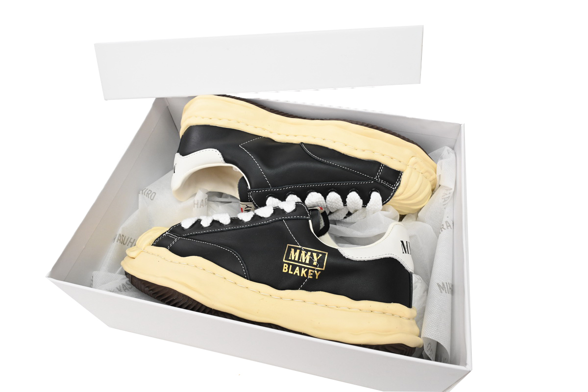 Coco Shoes Mihara Yasuhiro Peterson OG Sole Canvas Low Black Gold White Tail A09FW731 NO.787 - Cocoshoesvip.net