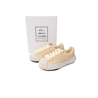 Coco Shoes Mihara Yasuhiro Peterson OG Sole Canvas Low Pink White A08FW710 NO.775 02