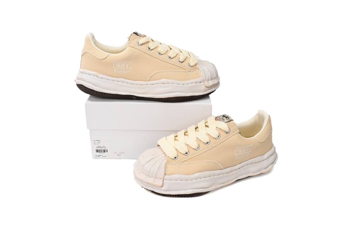 Coco Shoes Mihara Yasuhiro Peterson OG Sole Canvas Low Pink White A08FW710 NO.775 - Cocoshoesvip.net