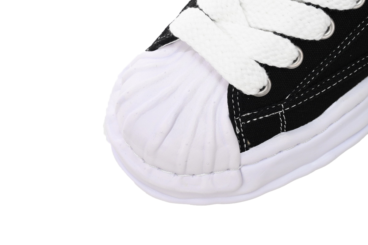 Coco Shoes Mihara Yasuhiro Blakey OG Sole Canvas Low Black No Logo A06FW704 NO.703 - Cocoshoesvip.net