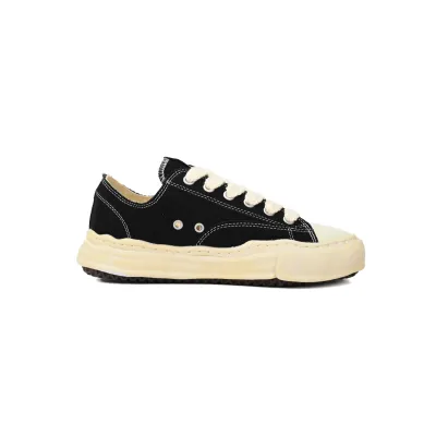 Mihara Yasuhiro Blakey OG Sole Canvas Low Black White A01FW06 NO.731 02