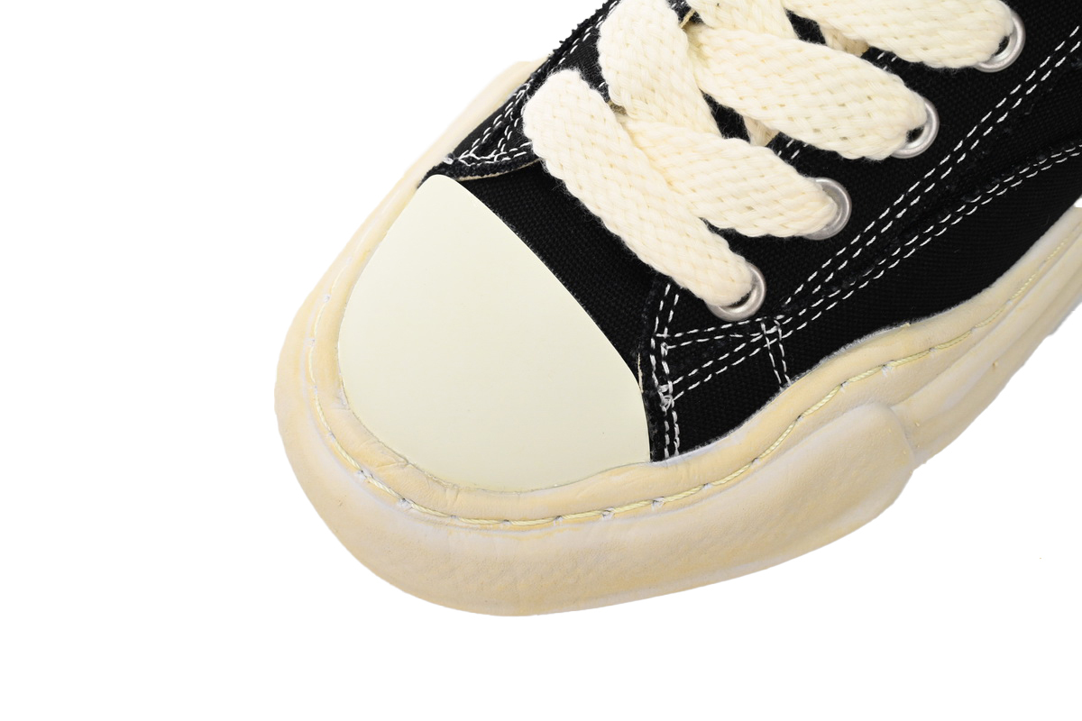 Coco Shoes Mihara Yasuhiro Blakey OG Sole Canvas Low Black White A01FW06 NO.731 - Cocoshoesvip.net